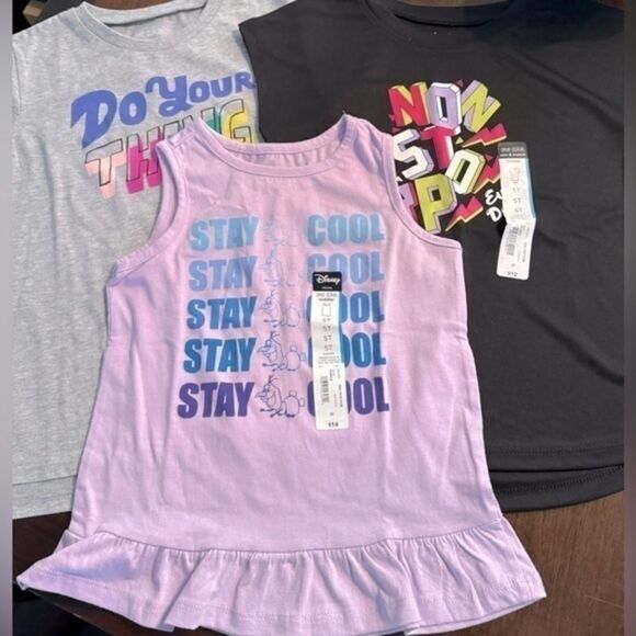 Bundle of 3 - Girls tops - 5T- NWT - Picture 1 of 11